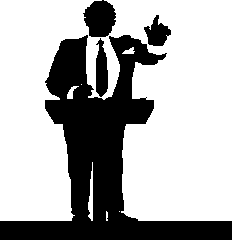 Man at The Podium